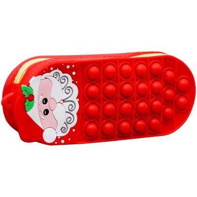 Penar scolar cu 1 fermoar si design Pop It